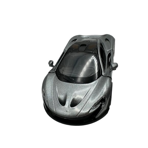 Kinsmart McLaren P1 Model Car Silver 1/36 Scale KT5393 Diecast Pull Back Action - Picture 2 of 11